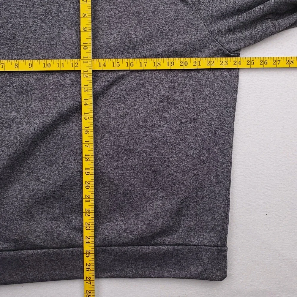 Nike‎ Hoodie Mens Large Gray Therma Fit Fleece Pullover Sweathshirt Swoosh Logo